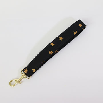 Stellar in Black Gold Wrist Strap