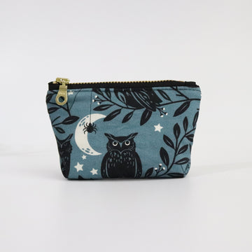 Moonlit Owl Coin Pouch