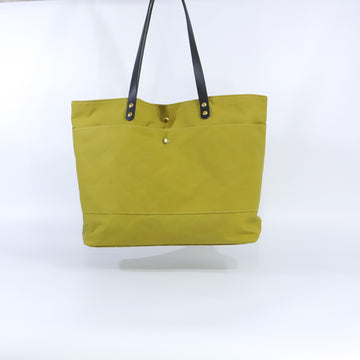 Citron Oilskin Tote Bag