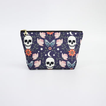 Gothic Bloom Zip Pouch
