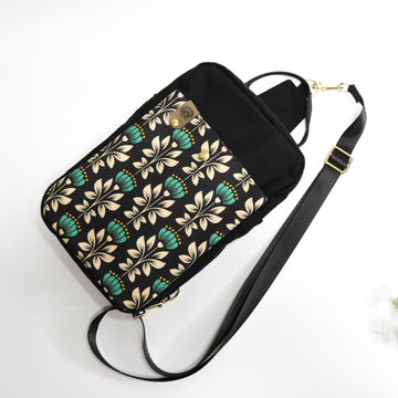 Green Floral Slingbag