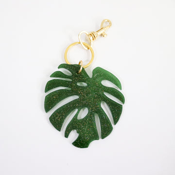 Monstera Bag Charm