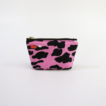 Pink Leopard Coin Pouch