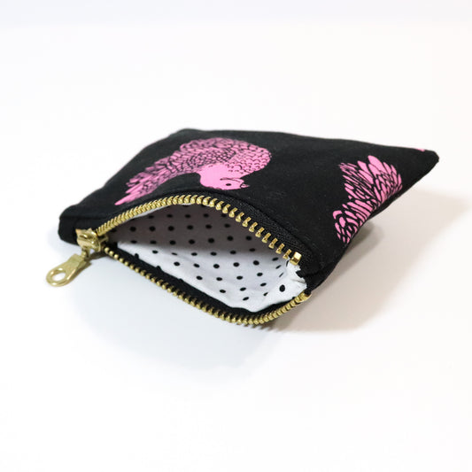 Pink Chicken Coin Pouch