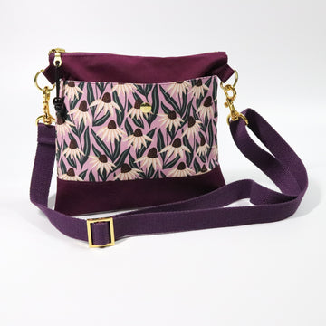 Purple Coneflower Crossbody