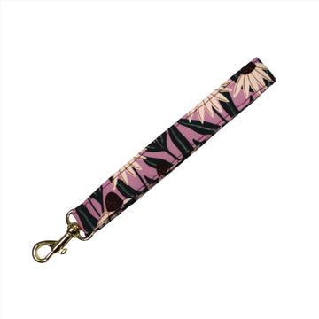 Purple Coneflower Wrist Strap