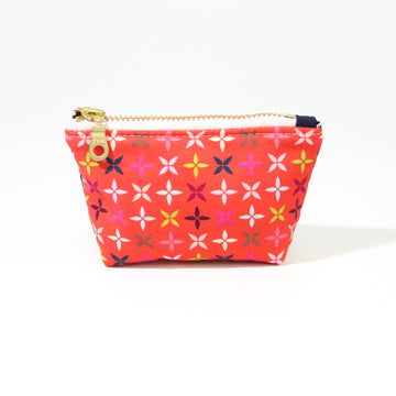 Coral Burst Coin Pouch