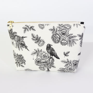 Raven Noir Zip Pouch