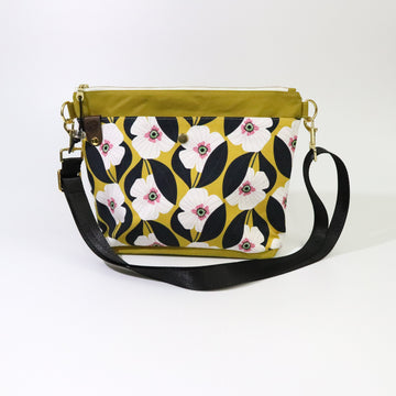 Citron Petal Hobo Bag on Citron Oilskin