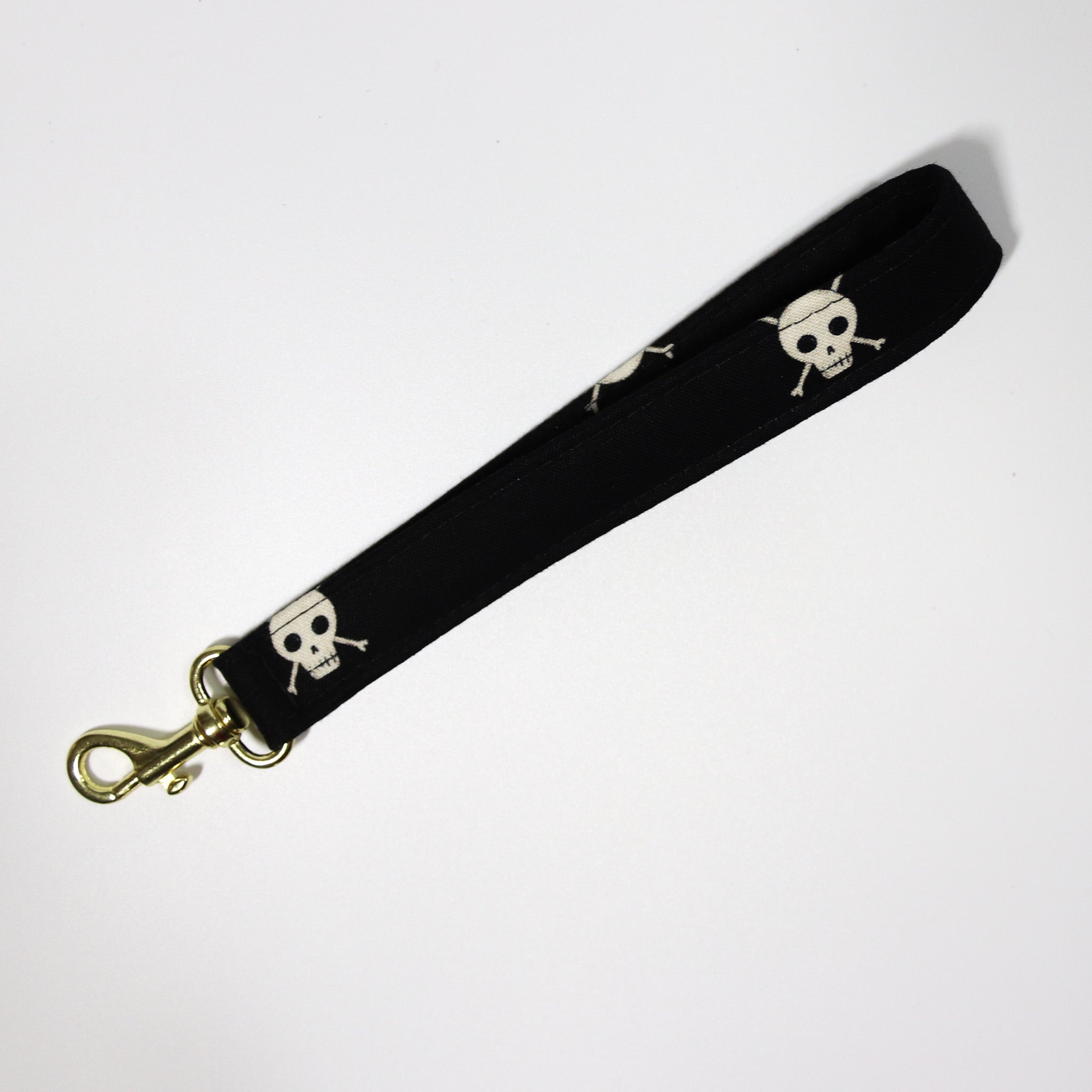 Black Skull Wrist Strap