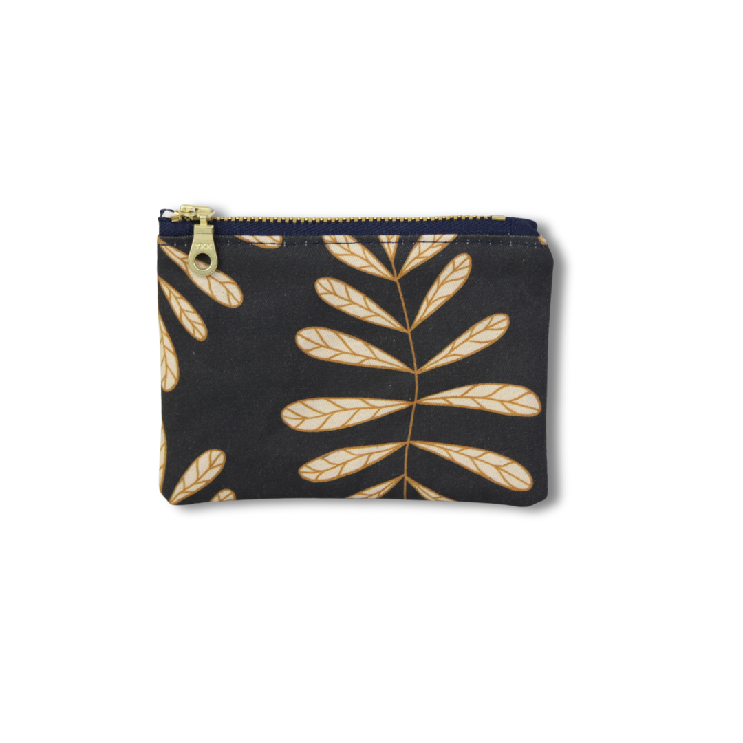 Golden Fern Coin Pouch