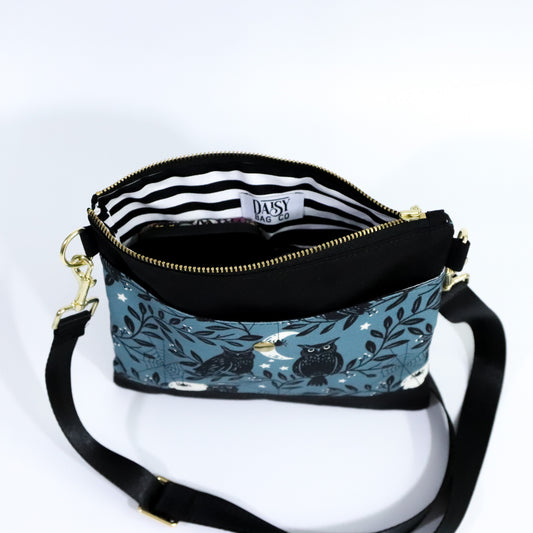 Moonlit Owl Crossbody Purse