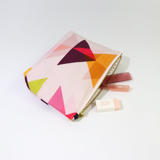 Pink Prism Zip Pouch