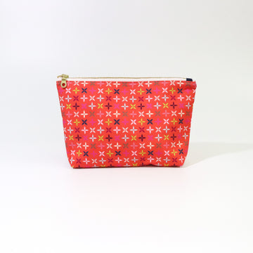 Coral Burst Zip Pouch