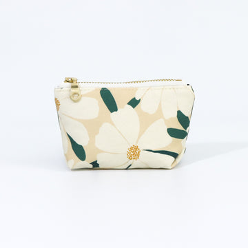 White Cosmos Coin Pouch