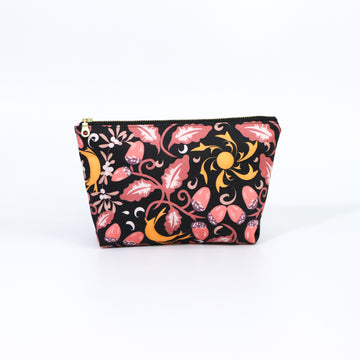 Winter Solstice Pink Zip Pouch